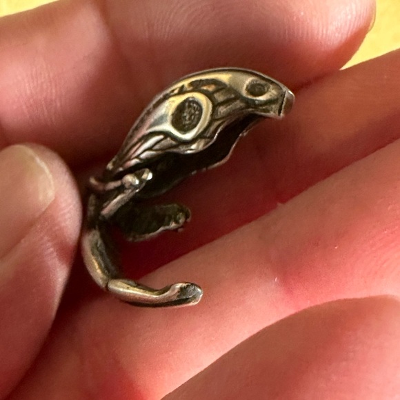 Sterling silver fairy pendant - Picture 3 of 5